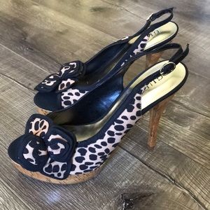 GUESS Leopard Heels